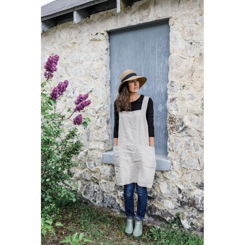 ❗️ONLY 1 LEFT❗️Vikolino Linen Pinafore Japanese Apron Dress